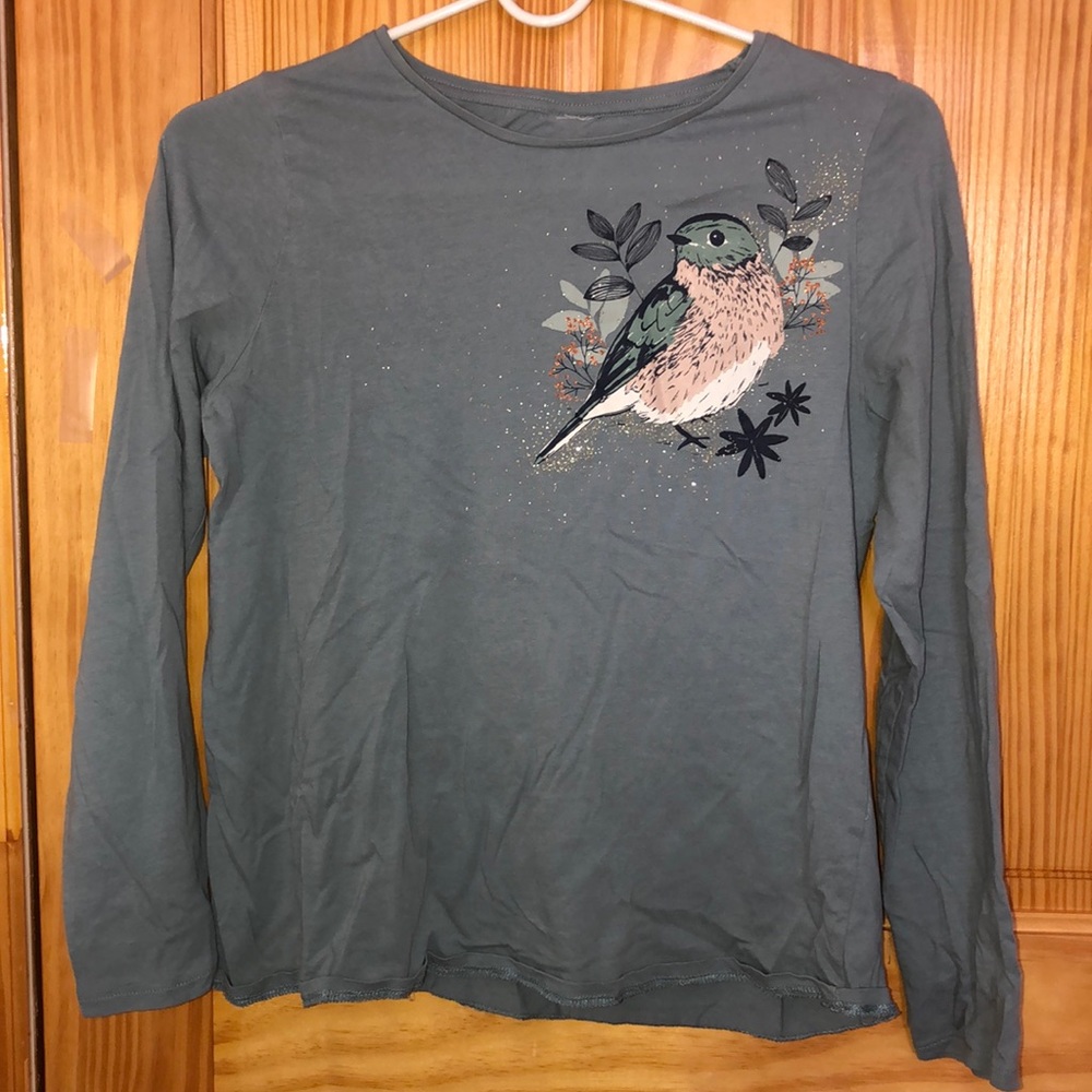 Zara girls long sleeve tee